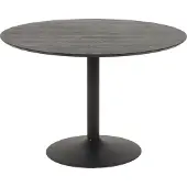 Home4You basic Anderson Eettafel - Ø 110 cm - Zwart