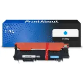 PrintAbout Toner 117A (W2071A) Cyaan geschikt voor HP
