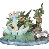 Luville Efteling Kerstdorpminiatuur Indische Waterlelie 13,5 X 10,5 X 10,5 Cm