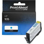 PrintAbout Huismerk HP 935 (C2P20AE) Inktcartridge Cyaan