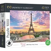 Trefl Prime Romantic Sunset Eiffel Tower Puzzle 1000 Units Veelkleurig