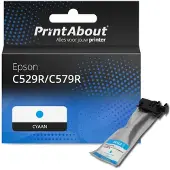 PrintAbout Huismerk Epson C529R/C579R (T01C200) Inktcartridge Cyaan Hoge capaciteit