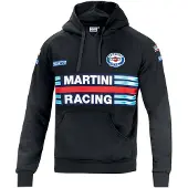 Sparco Heren Zwarte Sparco Martini Racing Hoodie