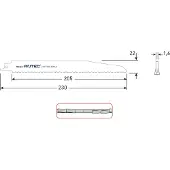 Rotec Reciprozagen RC460 / 1120CF (VPE 5 stuks) - 5250460