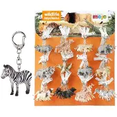Massamarkt Toi Toys Mojo Sleutelhanger Safaridier Wit wit Massamarkt Sleutelhanger