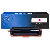 PrintAbout Toner 067 M Magenta geschikt voor Canon