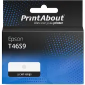 PrintAbout Huismerk Epson T46S9 Inktcartridge Licht-grijs