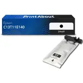 PrintAbout Huismerk Epson C13T11E140 Inktcartridge Zwart Extra hoge capaciteit