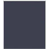 vidaXL Rolgordijn verduisterend 130x130 cm stofbreedte 126,6 cm blauw