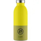24Bottles Drinkfles 'Clima' oker / groen
