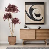 Maxifleur Kunstplanten Japanse Kunst Acer Bonsai Deluxe 180cm Burgundy