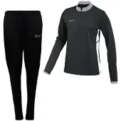 Nike Academy 25 Trainingspak 1/4-Zip Dames Zwart Grijs Wit