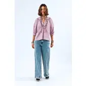 Lollys Laundry Dames Blouses Alvill Blouse - Roze - Maat XS