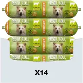 Fokker 14x Meat Roll Hondenvoer Nat Rund - Zalm 350 gr