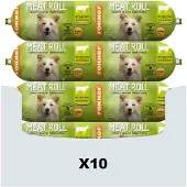Fokker 10x Meat Roll Hondenvoer Nat Rund - Zalm 800 Gr