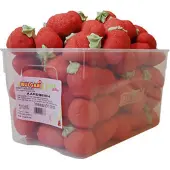 Bvlgari Bulgari Spek Aardbei -marshmallow in de vorm van een aardbei - per silo 60 stuks (+- 1 kg) - spekken - spekjes snoep