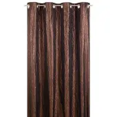 2lif Palermo ring gordijn bruin 137x245cm