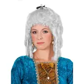 Maskworld Barok Pruik Met Krullen - Carnaval kostuum pruik