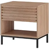 Loft 24 Celine-Nachtkastje - 1-Lade - Natuurlijk