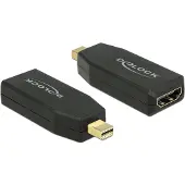 DeLOCK premium Mini DisplayPort naar HDMI adapter - DP 1.2 / HDMI 1.4 (4K 30Hz) / zwart