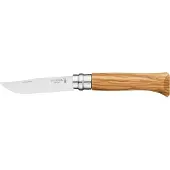 Opinel zakmes Olijfhout No.8 bruin rvs