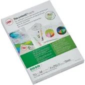 GBC A4 2x250 Microns Laminating Envelopes 216x303 Mm 50 Units Transparant Kinderen