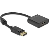 DeLOCK adapter, DisplayPort 1.2 (mannelijk) naar HDMI (vrouwelijk), 4K, actief, zwart