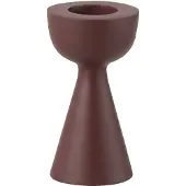 J-Line Kaarshouder cone aluminium kastanjebruin small