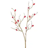 J-Line Tak stenen plastiek rood/goud