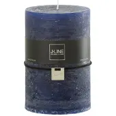 J-Line Cilinder kaars donkerblauw extra large 95h