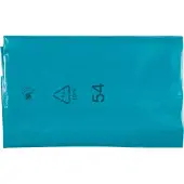 Deiss afvalzakken, 240 liter, gerecycled LDPE, scheurvast en veelzijdig, B 800+400 x H 1200 mm, blauw, 200 stuks
