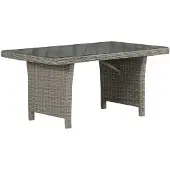 Garden Collections New Castle lounge/dining tafel 140 x 80 cm