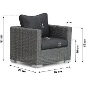 Garden Collections Cuba lounge tuinstoel