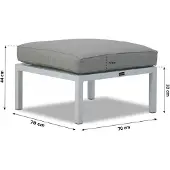 Lifestyle Garden Furniture Lifestyle Arenas lounge voetenbank