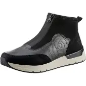 Rieker Boots 'Stiefel Damen 58956 00 Leder-Mix in schwarz' zwart