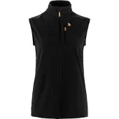 Fjällräven - Women's Övik Lite Fleece Vest - Fleecebodywarmer L, zwart