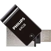 General 2 in 1 Black 64GB OTG microUSB + USB 2.0