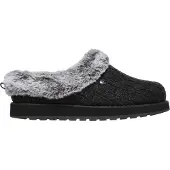SKECHERS Keepsakes Ice Angel Polyester Dames Pantoffels In Antracietkleur
