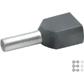 Klauke 87212 Geïsoleerde adereindhulzen met dubbele draad, 2 x 1