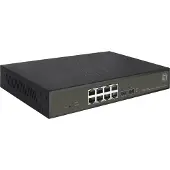 LevelOne Niveau 1 52090903101 Niveau 1 GES-2110P 10-poorts Gigabit PoE-switch