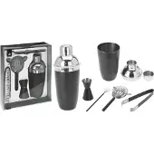 Excellent Housewares Cocktailshakerset - 5 delig - mat zwart