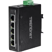 Trendnet Ethernet-switch - - 5-POORT IND.FAST - DIN-montage - 5 poorten - Niet beheerd