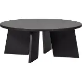 Woood Fries Salontafel - Eikenhout - Blacknight - 36x90x90