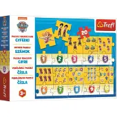 Trefl Leerpuzzel Cijfers Paw Patrol, 20 stukjes