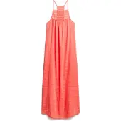Superdry Lace Halter Beach Lange Jurk Zonder Mouwen