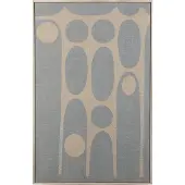 Zuiver Galaxy Wanddecoratie Blauw|Beige