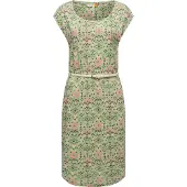 Ragwear Jurk 'Lilithe Ikat' beige / lichtgroen / pink / rood