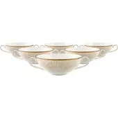 Villeroy & Boch Suppen-Obertassen Ivoire 200 ml Set van 6