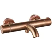 Guido Gusto Thermostatische opbouw badkraan Copper