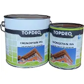Topdeq CRONOSTAIN WA Beits voor Buiten - Wit- 2,5 Liter - Voor Geveltimmerwerk, Chalets, Schutting & Tuinhuisjes